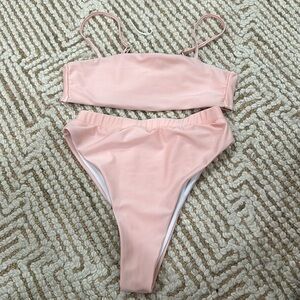 SHEIN size small pink bikini set